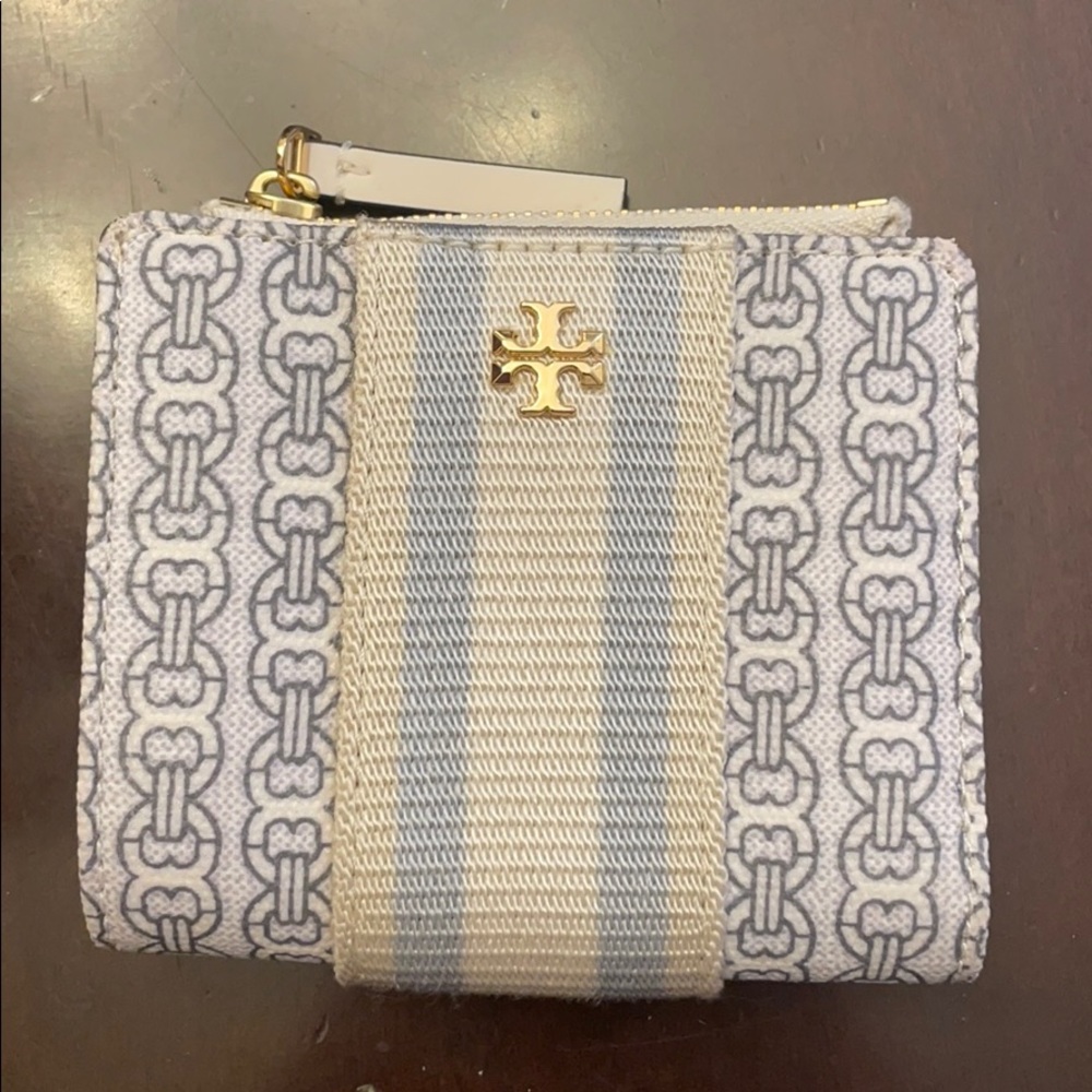 Tory Burch Gemini Link Canvas Wallet
